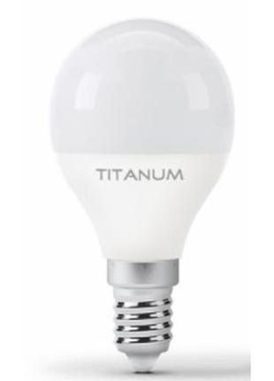 Лампочка titanum g45 6w e14 4100k 220v (tlg4506144)