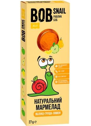 Мармелад bob snail улитка боб яблоко-груша-лимон 27 г (4820219...