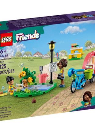 Конструктор lego friends велосипед для спасения собак (41738)