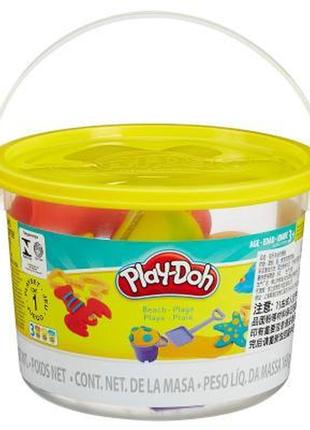 Набор для творчества hasbro play-doh ведерко beach (23242)