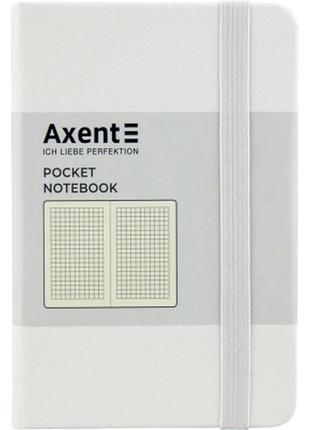 Книга записная axent partner 95х140 мм в клетку 96 листов бела...