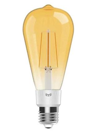 Умная лампочка yeelight smart led filament bulb st64 e27 500lm...