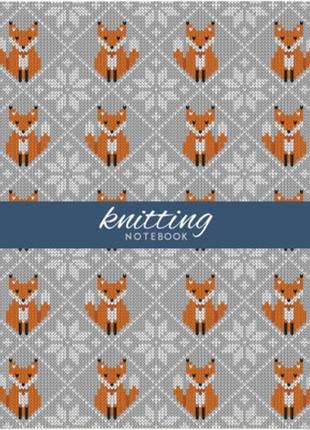 Блокнот optima knitting, b5 с разделителями 120 листов, клетка...