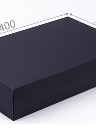 Подарочная коробка grand черная 40x25x8см