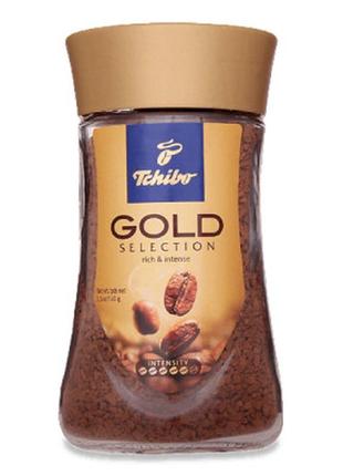 Кофе tchibo gold selection растворимый 100 г (4046234767599)