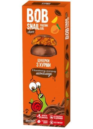 Конфета bob snail улитка боб из хурмы в молочном шоколаде 30 г...