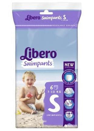 Подгузники libero swimpants small 7-12 кг 6 шт. (7322540375770)