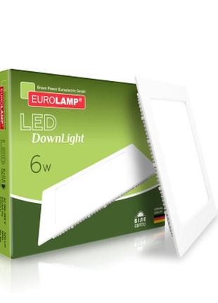 Світильник eurolamp downlight 6w 4000k (led-dls-6/4)