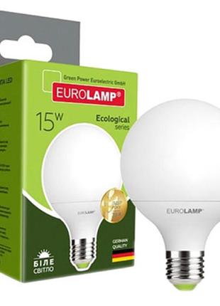 Лампочка eurolamp led g95 15w e27 4000k 220 v (led-g95-15274(p)))
