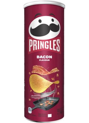 Чипсы pringles bacon бекон 165 г (5053990161690)