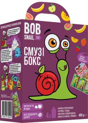 Детское пюре bob snail улитка боб набор смузи бокс с комиксом ...