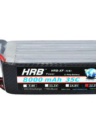 Аккумулятор для дрона hrb_ lipo 6s 22.2v 8000mah 35c battery x...