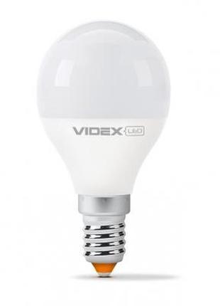 Лампочка videx led g45e 7w e14 3000k 220 v (vl-g45e-07143)
