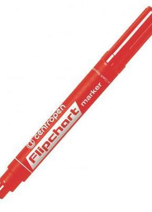 Маркер centropen flipchart 8560 1-4,6 мм, chisel tip, red (856...