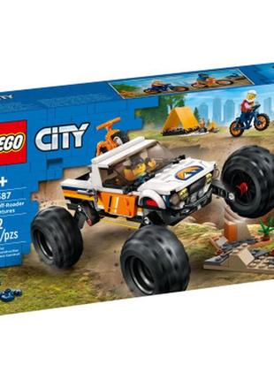 Конструктор lego city приключения на внедорожнике 4x4 252 дета...