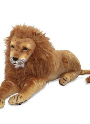 Мягкая игрушка melissa&doug гигантский плюшевый лев, 1,8м (md1...