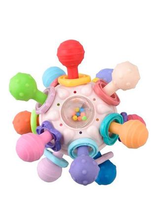 Погремушка прорезыватель монтессори игрушка для детей, шар атом
