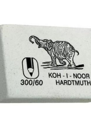 Ластик koh-i-noor мягкий слон, 300/80 (полибег 2 шт) (300/80/2/p)
