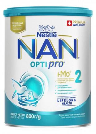 Детская смесь nestle nan 2 optipro 2'fl от 6 мес. 800 г (76130...