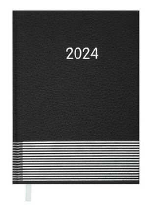 Еженедельник buromax датированный 2024 parallel a5 черный (bm....