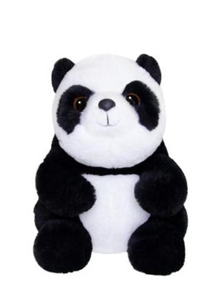 Мягкая игрушка aurora мягконабивная панда черно-белая 20 см (2...
