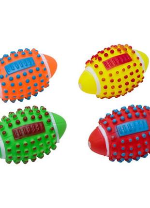 Игрушка для собак eastland мяч регби 11.5 см (цвета в ассортим...