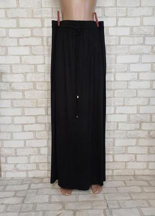 Фирменная f&f юбка в пол/длинная юбка со 100% вискозы в черном...