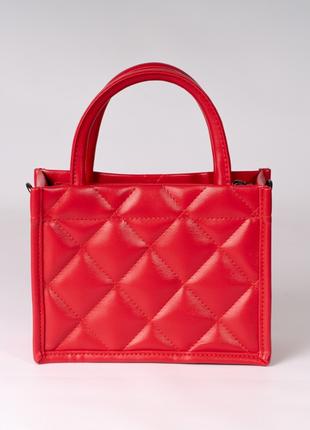 Жіноча сумка червона сумка тоут стьобана сумка класична сумочка