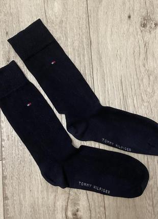 Чорні чоловічі шкарпетки tommy hilfiger, р.43-46