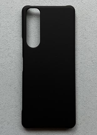 Чехол (бампер, накладка) для Sony Xperia 5 Mark III чёрный, ма...