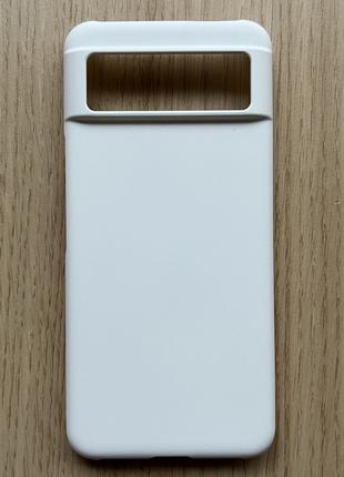 Чехол - бампер (чехол - накладка) для Google Pixel 8 белый, ма...