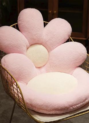 Подушка для сиденья в форме цветка Розовый