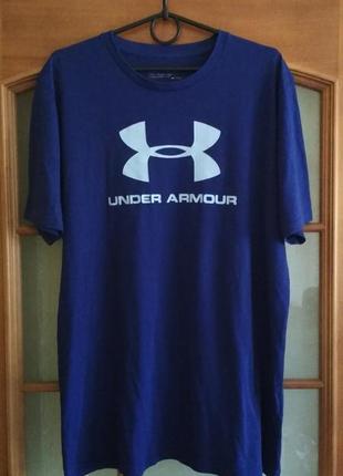 Мужская футболка under armour heatgear (m-l) оригинал