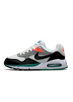 Мужские кроссовки nike air max correlate white black orange/ д...