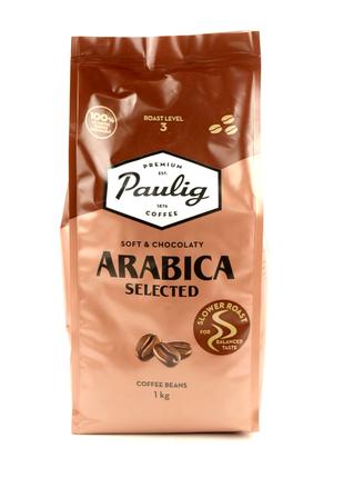 Кофе в зернах Paulig Arabica Selected Soft&Chocolaty; 1 кг Фин...