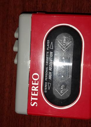 Касетный плеер,Stereo personal cassette player,High Resolution