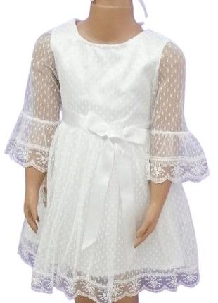 Платье праздничное для девочки Cankiz рост 110 см Белое (913)