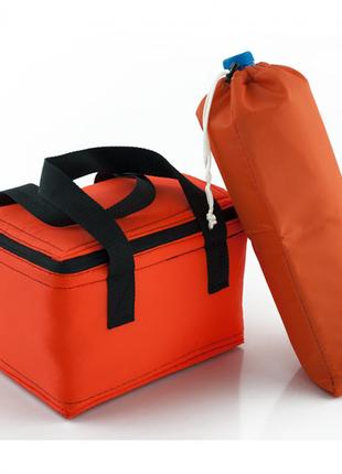 Оранжевый Набор из 2 сумок (Термосумка под бутылку 2л, Термосу...