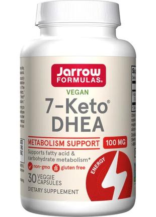 Стимулятор тестостерона Jarrow Formulas 7-KETO DHEA, 30 вегака...