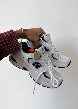 Нью беленс кроссовки new balance 530 white/black