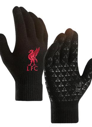 Спортивные перчатки футбольные детские ливерпуль 2020 (2891)