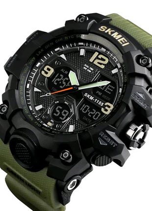 Годинник наручний чоловічий SKMEI 1155BAG, годинник тактичний