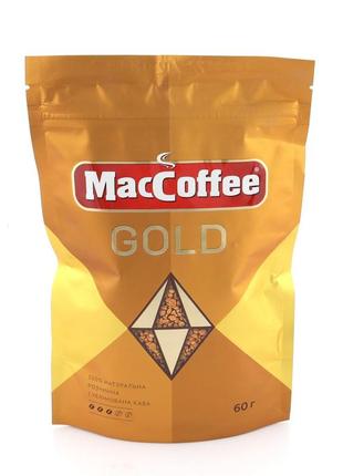 Розчинна кава maccoffee gold дойпак 60 г