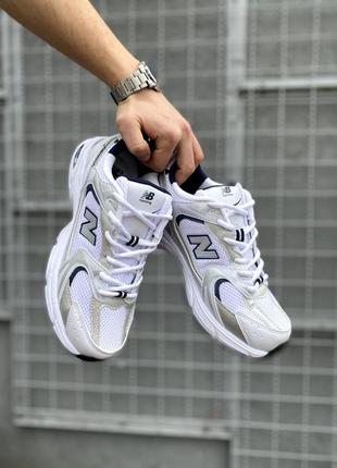 New balance 530 white&amp;blue
кроссовки