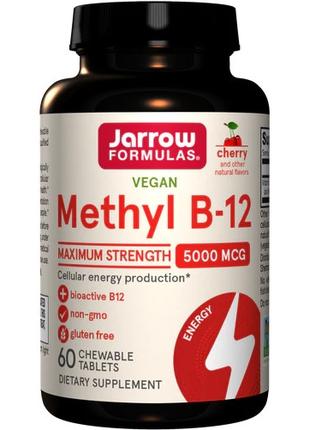 Витамины и минералы Jarrow Formulas Methyl B-12 5000 mcg, 60 ж...