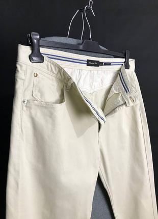 Світлі брюки/штани massimo dutti casual fit розмір:m-l бежевий