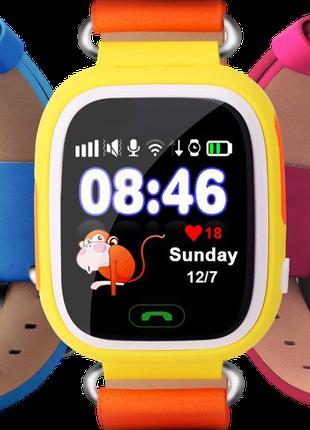 Смарт-часы детские UWatch Q90 GPS контроль звонки сообщения SO...