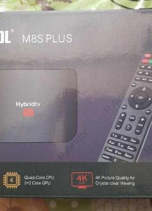 Mecool M8S Plus DVB-S2/Hybrid 4К: Amlogic s905x2/2/16Gb/Android 9