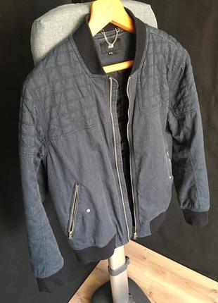 Куртка, бомбер h&amp;m bomber jacket mens, размер: l