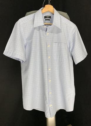 Рубашка с коротким рукавом голубой lcwaikiki, размер: l